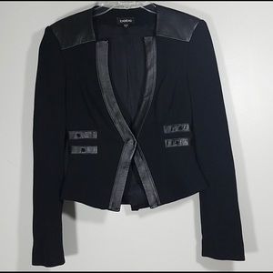 bebe blazer black sz 6